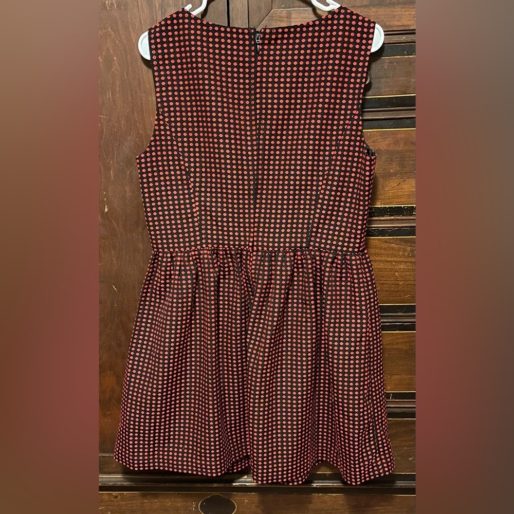 QMack Black and Red Polka Dot Dress Size 12 - Picture 3 of 7